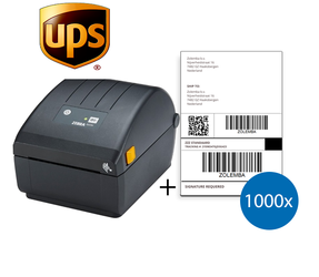 UPS Impresora Zebra ZD220D + 1.000 etiquetas de envio