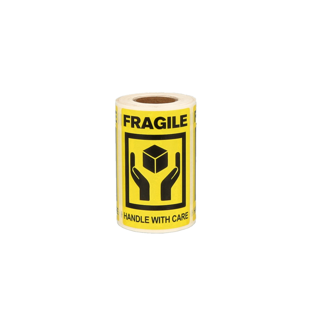 Etichette per merce fragile, “Maneggiare con cura”