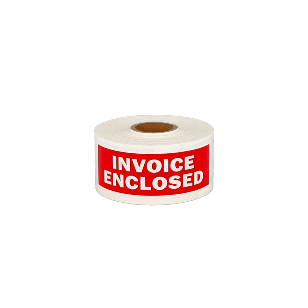 Invoice enclosed label