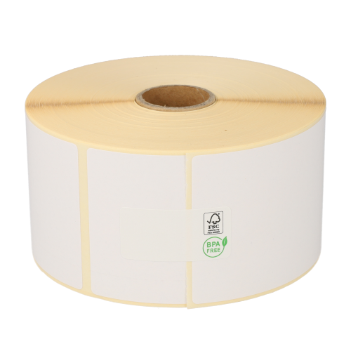 Zebra compatible labels, 57mm x 102mm, 700 labels, 25mm core, white, permanent